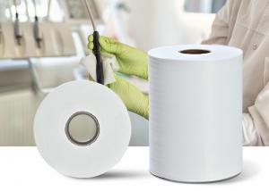Buy cheap High Strength Spunlace Nonwoven Fabric Disposable Perforated Clean Cloth In Rolls product