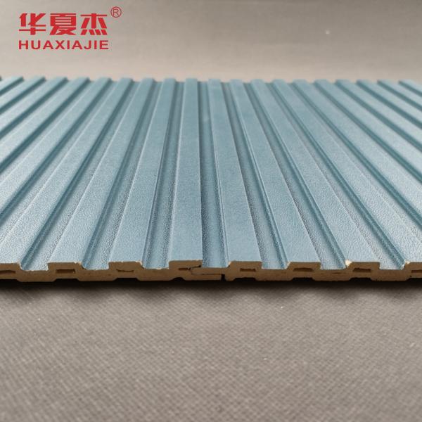 Laminated WPC Wall Panel Wpc Fluted Panel For Indoor Wall Decoration