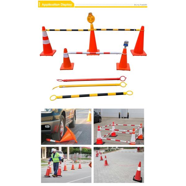 PVC 30cm Small Orange Cones Warning Effect Colored Traffic Cones 12 Inch