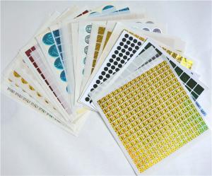 Buy cheap Silver Spare Hologram Security Stickers Tamper Proof Scratch Off product