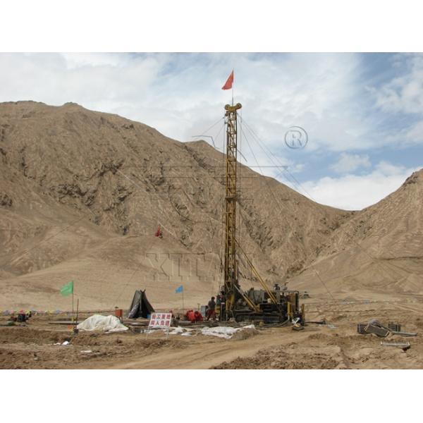 HQ 800m Core Drilling Rigs With Depth Sounder System