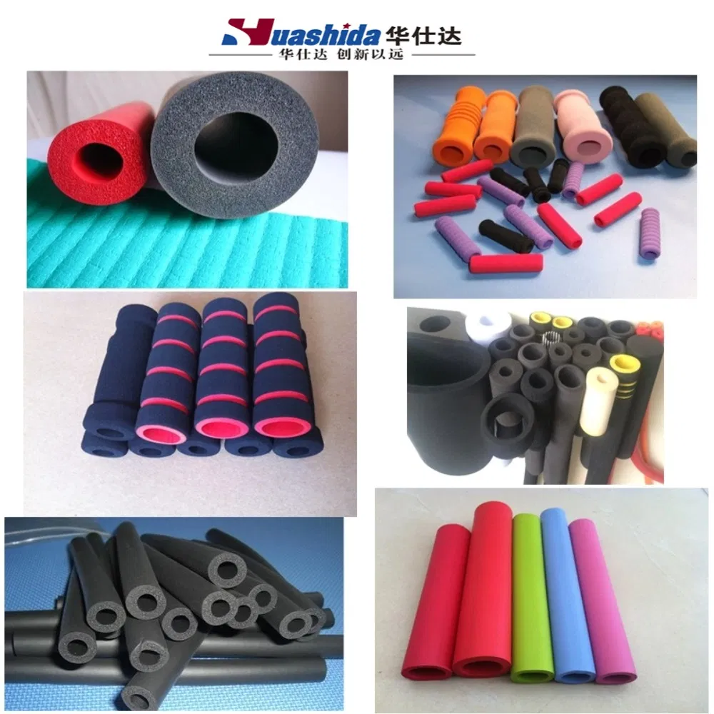 Custom Rubber And Plastic Insulation Pipe Extrusion Molds And Production Line Equipment