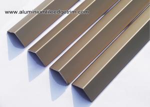 China Matt Champagne Square V - Shaped Angle Aluminum Corner Brace With 20mm Edge V20 on sale