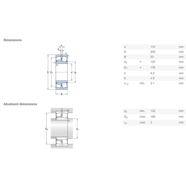 Roller Conveyor Precision Spherical Roller Bearing Rubber Seals With Long Speed Life Time