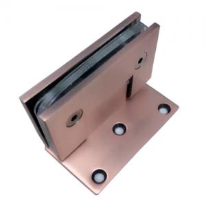 Buy cheap Aantique copper plated Glass Door Mounting Bracket glass door hinge product
