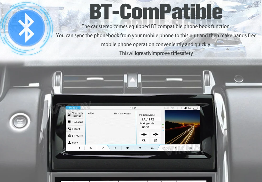 10.4 inch Android Car Radio For Land Rover Discovery 5 LR5 L462 2017-2020 GPS Navigation Player Touch Screen Carplay Hea