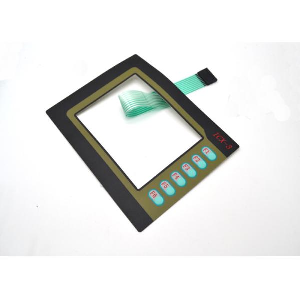 Embossed Tactile Membrane Switch Keypad With 3M55230 Back Adhesive