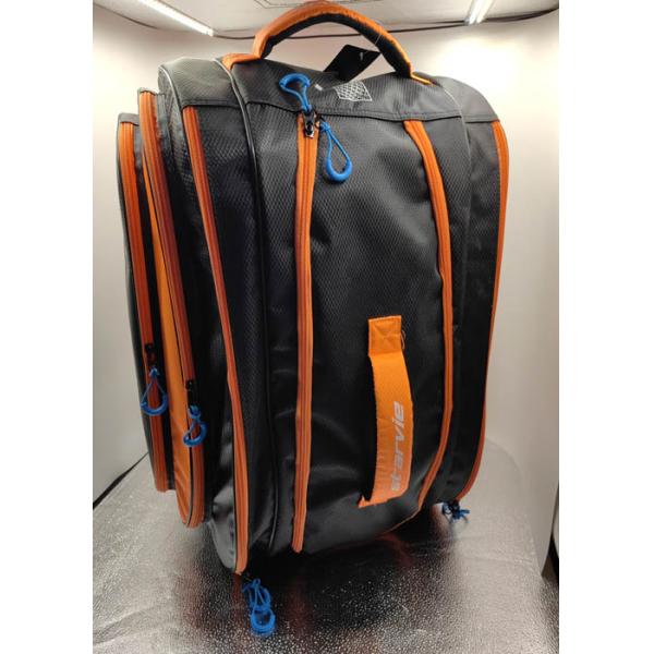 Full Functional Padel Racket Bag Nylon Material Customized With Shoe Compartment