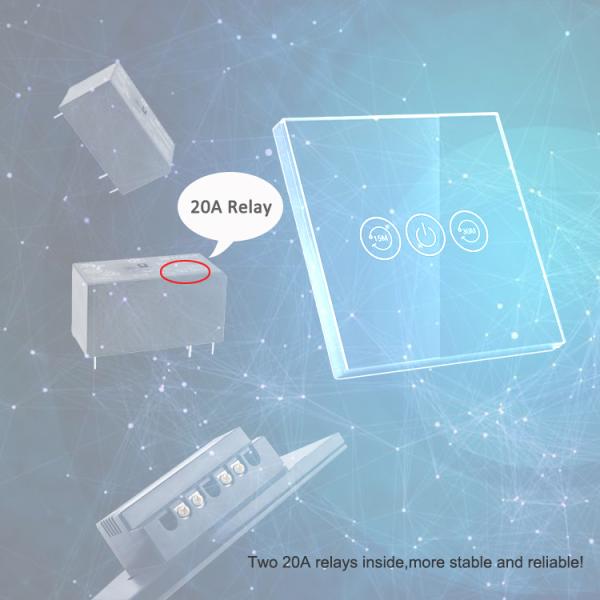20A Tuya Smart Boiler Switch 4000W 3 Gang Smart Switch For Hot Water Heater