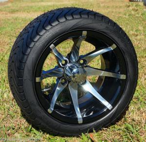 Buy cheap Electric Golf Cart Street Tires Aluminum Utility Cart Tires And Wheels 12 Inch product