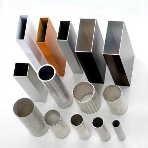 China Mill Finish 6061 Aluminium Square Tubes 50*100*2mm Aluminium Rectangular Pipe on sale