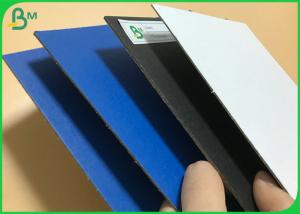 Buy cheap Strong 1.5mm 2mm Thick Black White Laminated Cardboard Sheet for durable box product