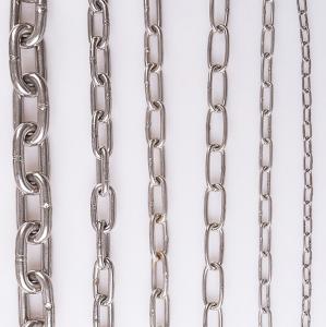 China Durable SS304 SS316 SS316L Polished Stainless Steel DIN766 Short Link Chain for Conveyor on sale