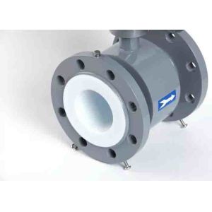 Magnetic Industrial Water Flow Meter With Remote / Compact Totalizer