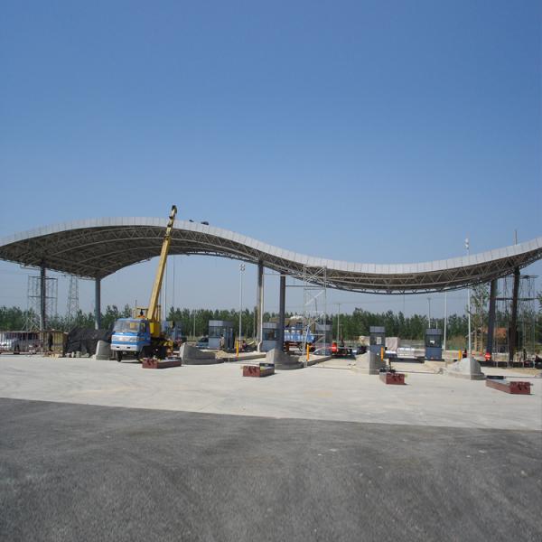 Galvanized Steel Prefabricated Carport Shed 50-70 Years Lifespan