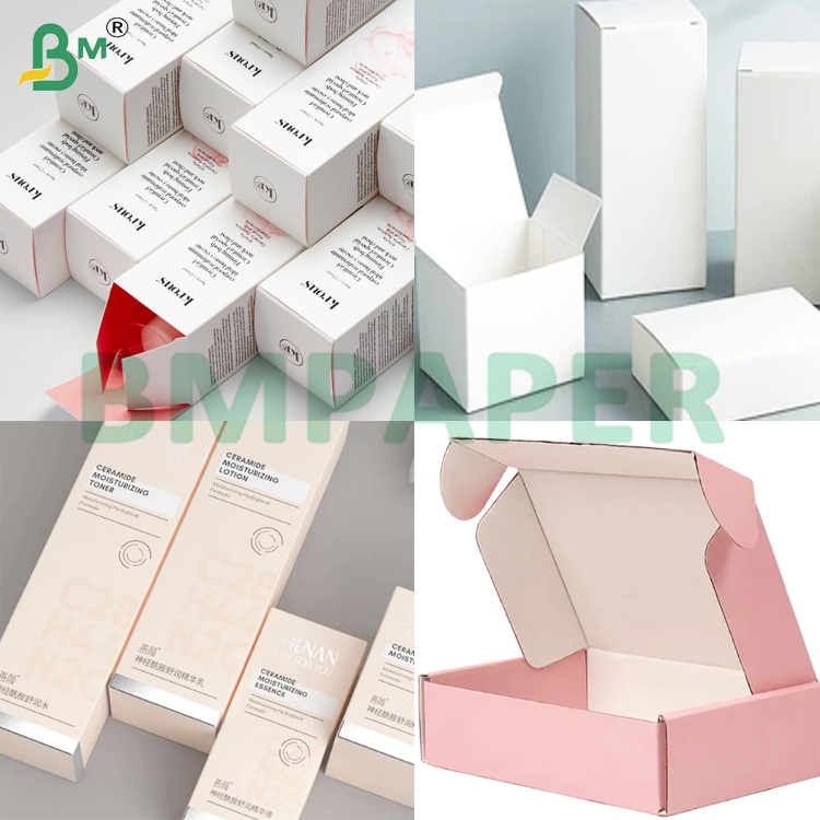 150+120+150gsm White Corrugated Board E Flute 1500mm*800mm