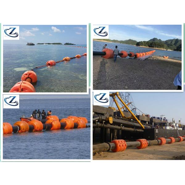 Small size dredging yellow orange color bright color floaters for dredging