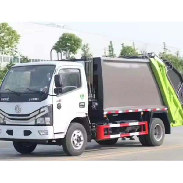 Dongfeng 4x2 6 Cbm Compression Trash Truck Waste Collection Garbage Compactor Truck