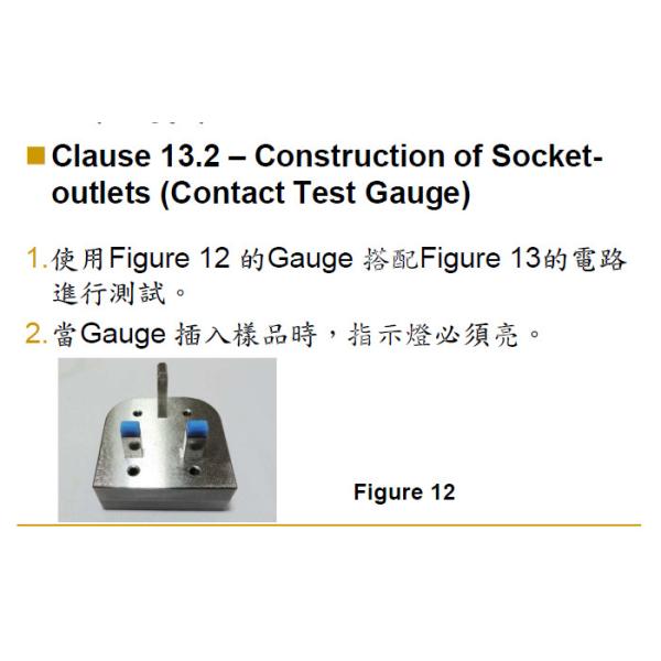 British Standard Plug Socket Tester 13 A Plugs , Socket Outlets Adaptors And Connection Units