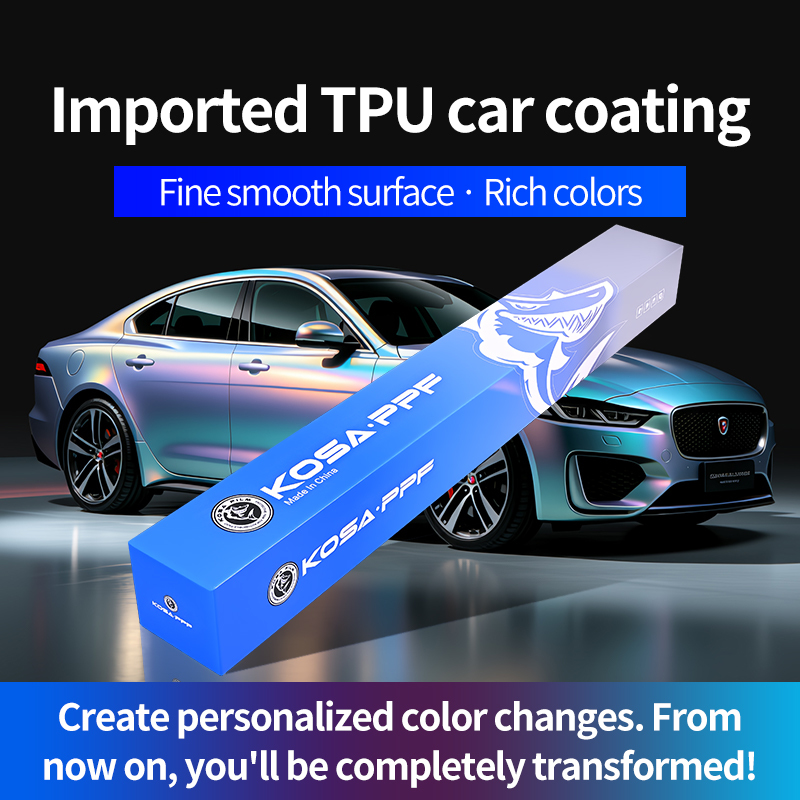 Removable Waterproof Color TPU PPF Film Stretchable UV Proof Car Paint Protection with Weather Guard Layer