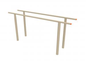 China Park Steel Used Outdoor Playground Parallel Bars Fitness Equipment for Sale on sale
