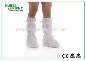Buy cheap Medical Non Slip Waterproof PP CPE Shoe Cover With PVC Sole product