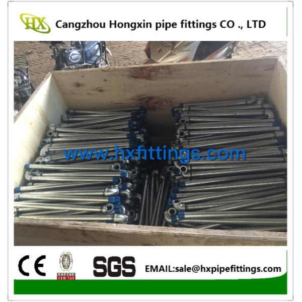 long thread black&galvanized carbon steel pipe nipples