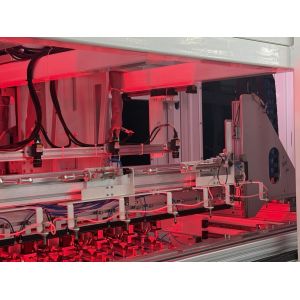 Buy cheap Precision BIPV Solar Panel Welding Machine Vertical Style Electromagnetic Method product