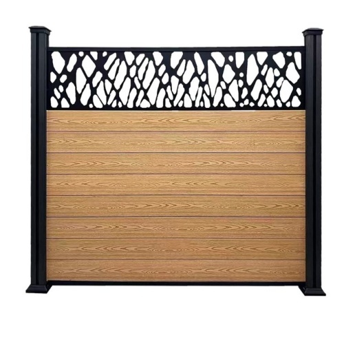Co Extrusion WPC Panel Fence Impact Resistant Sag Resistant WPC Composite Fencing