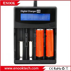 China Smart 4 Slots AA AAA Battery Charger DC3.6V / 3.7V Rechargeable Battery Charger on sale