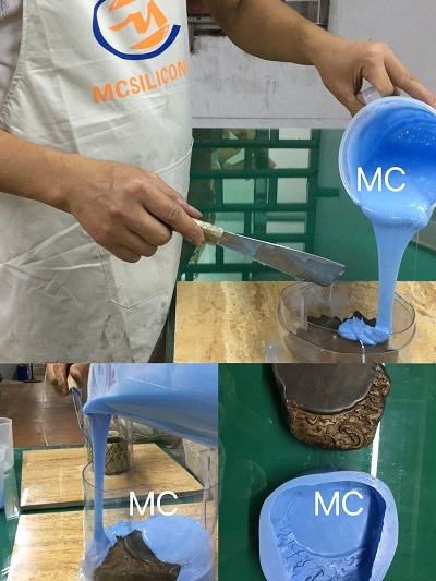 Liquid Mold Making Silicone Rubber RTV2 Tin Silicone Concrete, Plaster Molds Making