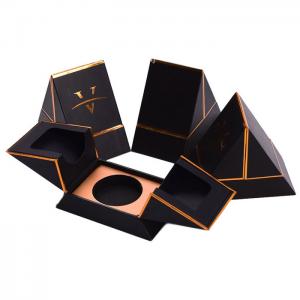 Buy cheap Custom Printed Creative Perfume Packaging Cardboard Triangle Boxes product