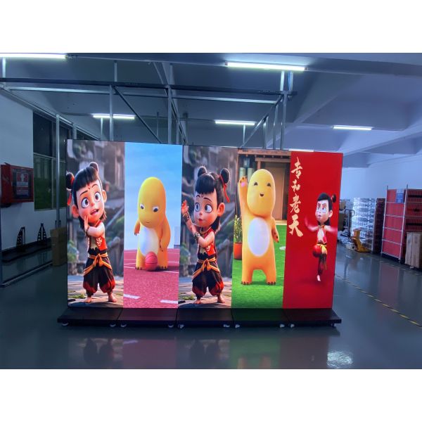 P2 Foldable LED poster screen LED Poster Display