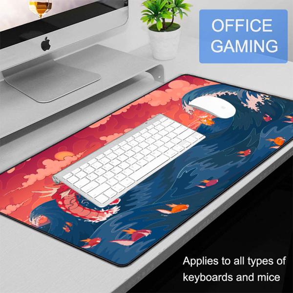 Rubber Custom Mouse Pad Mat Xxl Large Sublimation Large Custom Printed Cartoon Gaming Pad