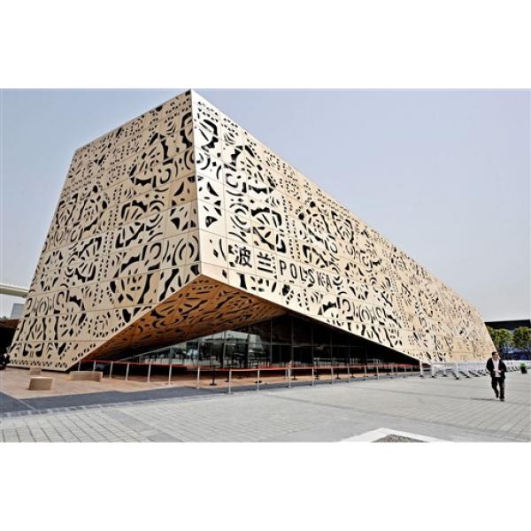 Laser Cut Perforated Aluminum Sheets Custom Designs For Building Decoration