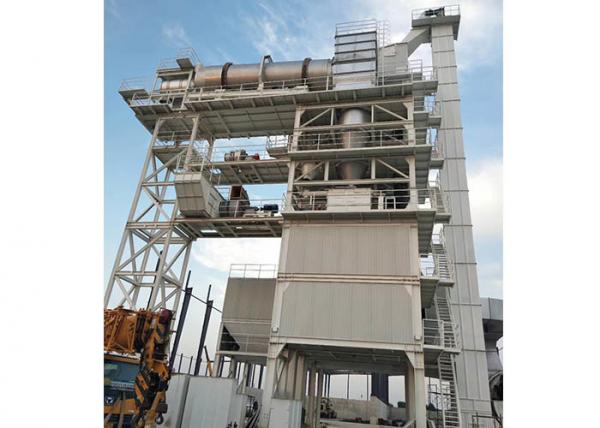 Quality Eco - Friendly Central Mix Concrete Plant With 2 Drying Drums High RAP Add Ratio for sale