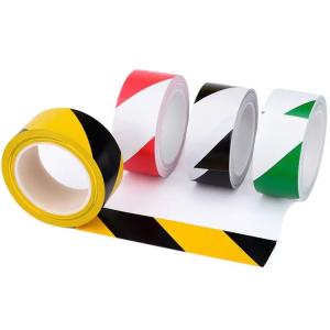 Buy cheap PVC Vinyl Floor Marking Tape Double Color Red White Heavy Duty Floor Tape Safety product