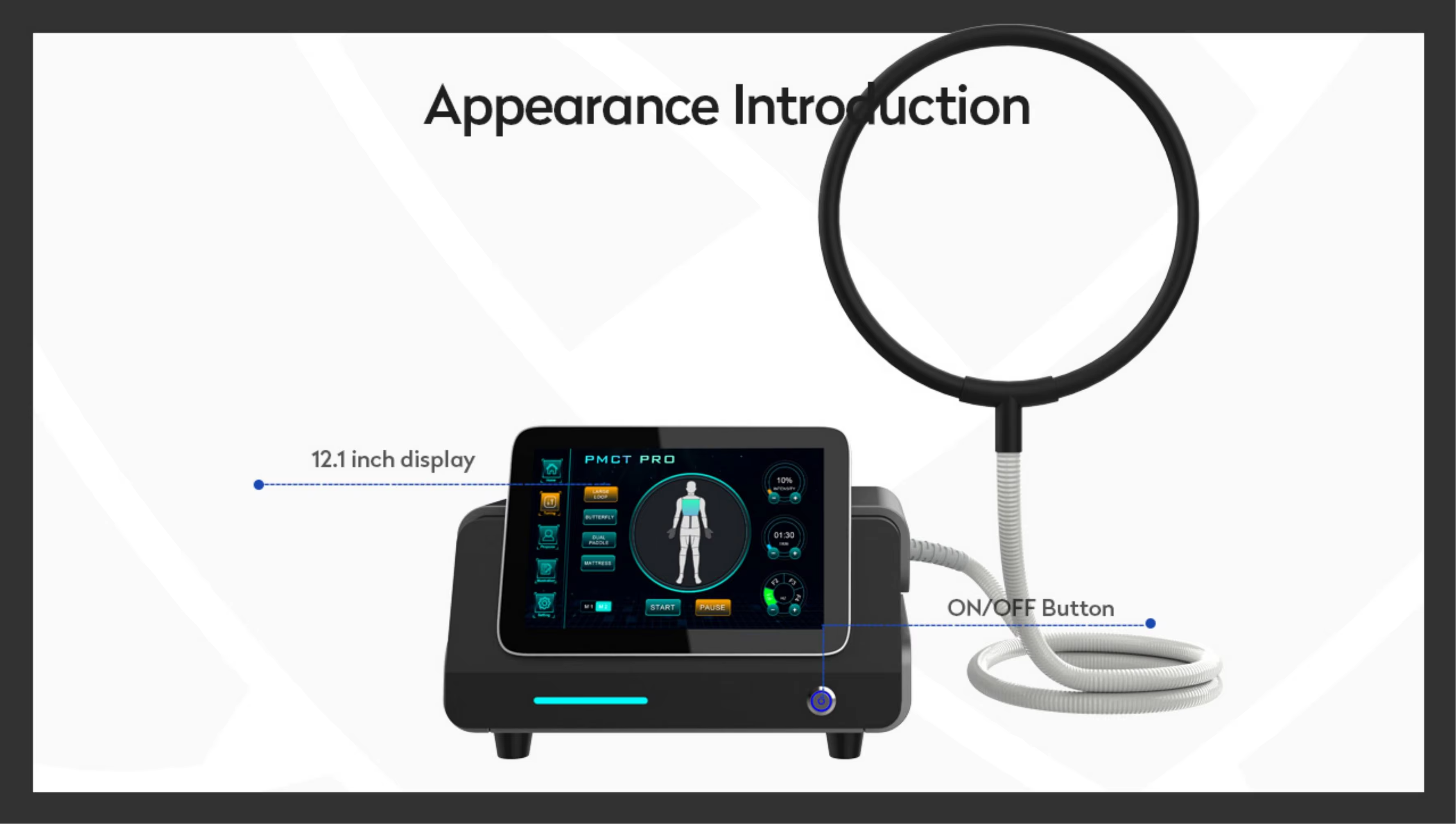 Portable Magnetic Therapy Loop High Intensity Physio Magnetic Machine