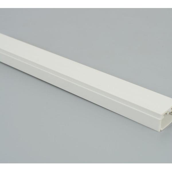 16 X 16 PVC Trunking Cable Channel Sticker Adhesive PC PE Co Extrusion Plastic Profile Customized