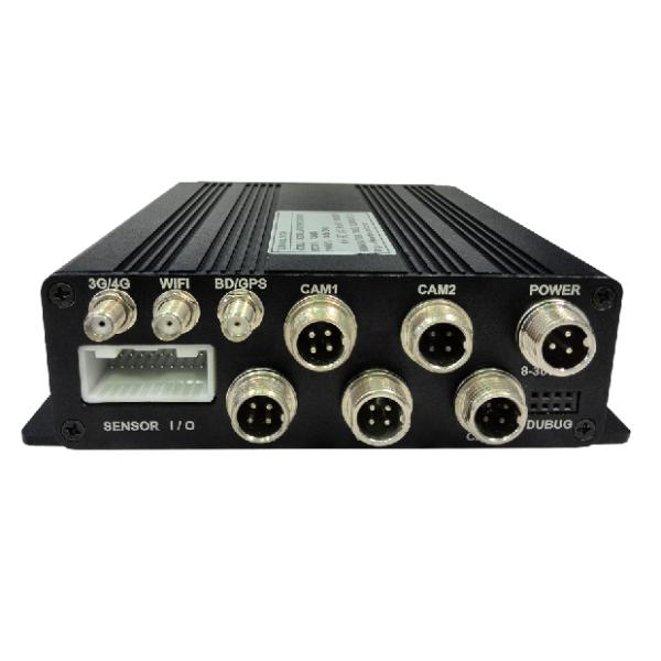 Hot Sale 4 Channel H.264 SD Card 3G Mobile Car DVR with SIM Card