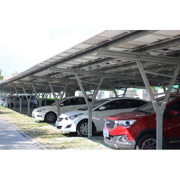 On/Off Grid Carbon Steel Solar Panel Carport Mounting Structure