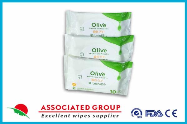 Olive Essence Household Baby Mini Wet Wipes No Alcohol Disposable And Portable
