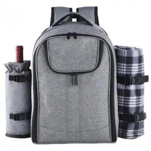 China Ergonomic 4 Person Insulated Picnic Backpack With Blanket on sale