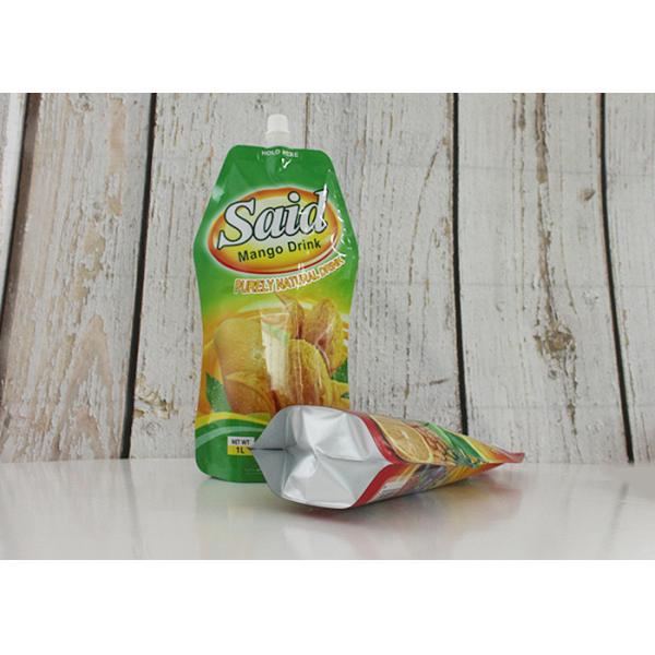 Food Grade Ketchup Spout Doypack Stand Up Pouch Custom Printed / Size