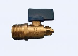 Buy cheap 1/2 Inch Nickle - Plated Zinc Plumbing Ball Valve Actuator , Iron Handle High Pressure Air Ball Valve product
