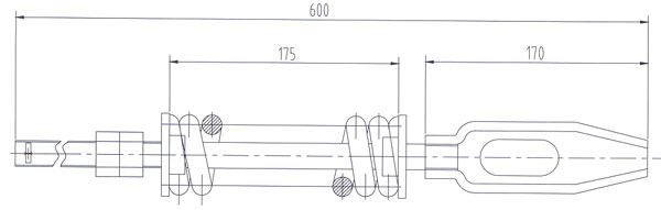 φ11~φ16 Passenger Traction Elevator System Wire Rope Fastener / End