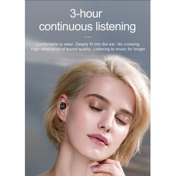 In Ear Style 5.0 Version Lightweight TWS Wireless Bluetooth Earphones