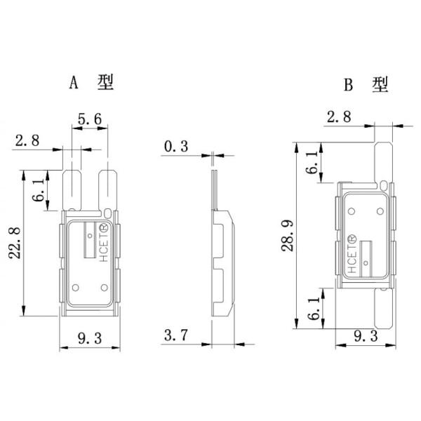Automotive Motor Thermal Protector IATF 16949 Certified HCET Series