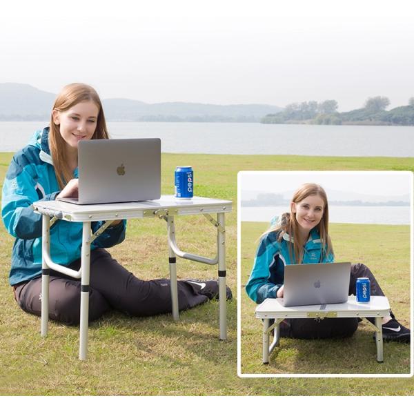 Camping Adjustable Picnic Folding Table For Outdoor Picnic
