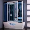Buy cheap Tempered Glass Rectangular Shower Enclosure Steam Tub Shower Combo With Shower from wholesalers